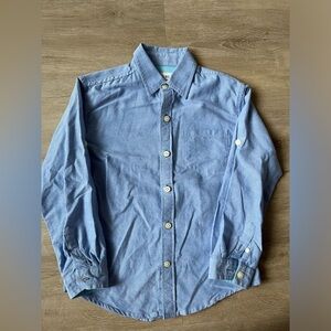 Colours by Alexander Julian Button Down Dress Shirt Blue Boys SZ 5